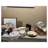 Misc lot of kitchen and home decor