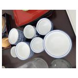 Blue Moon glazed dishes