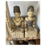 Pair of Asian figurines