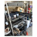 Metal outdoor shelf only