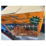 Handcrafted Stainglass pumpkins