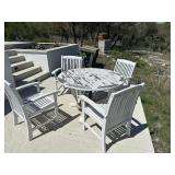 Outdoor table and chairs
