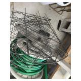 Metal garden fencing