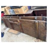 Antique Asian solid wood door