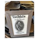 Framed Tom Walts print