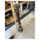 Brass ornate candleholder