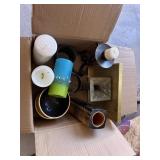 Misc candles and holders