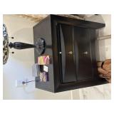 Black nightstand