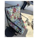 Outdoor metal chair set, benches included