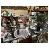 Table top of misc home decor