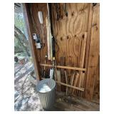 Misc lot of shop-green cabinet not included