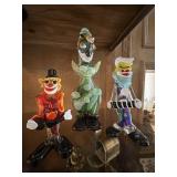 Clown glass art
