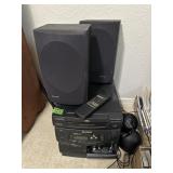 Sharp stero with speakers