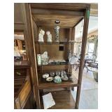 6ft Lighted Oak curio