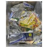 Tub of misc fishing items