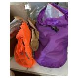 Water bags with misc fishing lures