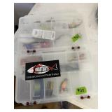 Misc Fishing lures and organizer