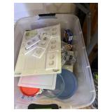 Box of misc household items