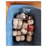 Tub of misc sewing thread