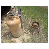 Propane tank w/cooker