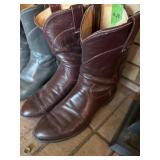 Mens leather boots-Justins
