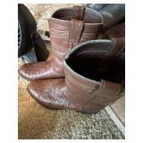 Mens Justin  leather boots