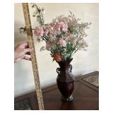 Vase w/ floral decor