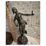 Bronze Art Nouveau figurine