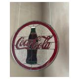 Hanging Coca Cola glass