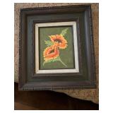 Framed Floral painting