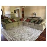 Large Sectional couch-very clean, pillows included