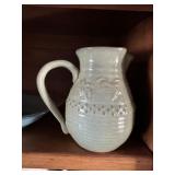 Glazed pitcher