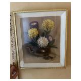 Framed Floral picture