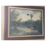 Ann Thompson Blue Bonnet framed picture