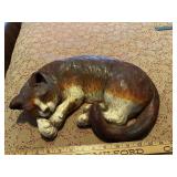 Painted plaster cat