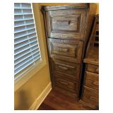 Oak file cabinet