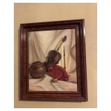 Framed J Weekley  Oil painting