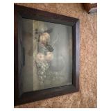 Framed vintage Fruit print