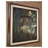 Framed  1960 J Weekley painting