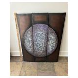 3 pc Wooden wall art