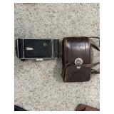 Vintage camera and case