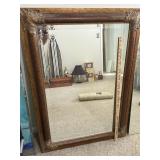 Wood frame mirror