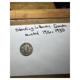 Unknown date US Standing Liberty silver quarter