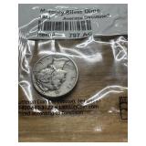 1944 Silver Mercury dime