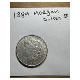 1889 Morgan Silver dollar