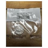 1943 US Silver Mercury dime