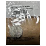 1944 US Silver Mercury dime