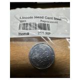 1943 Lincoln Head cent steel