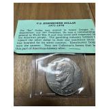 1977 Eisenhouer silver dollar