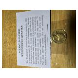 24 K Gold plated  US Quarter